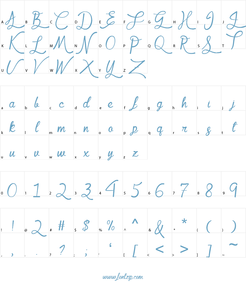 Mf Queen Leela Font Character